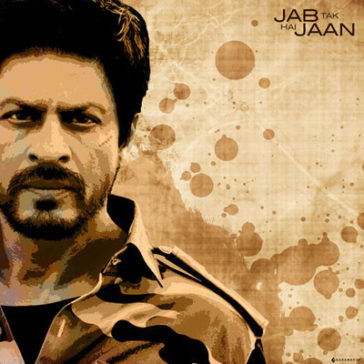 Buy Jab Tak Hai Jaan: Shahrukh Khan Framed Canvas By Gabambo YRF