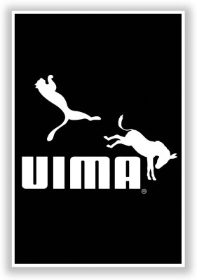 50 OFF on PosterGuy Uima White Puma Parody Funny Graphic Illustration Poster Paper Print on Flipkart PaisaWapas