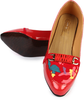 Anupamaa Red checked belly Girls Heels Anupamaa Red checked belly Girls Heels