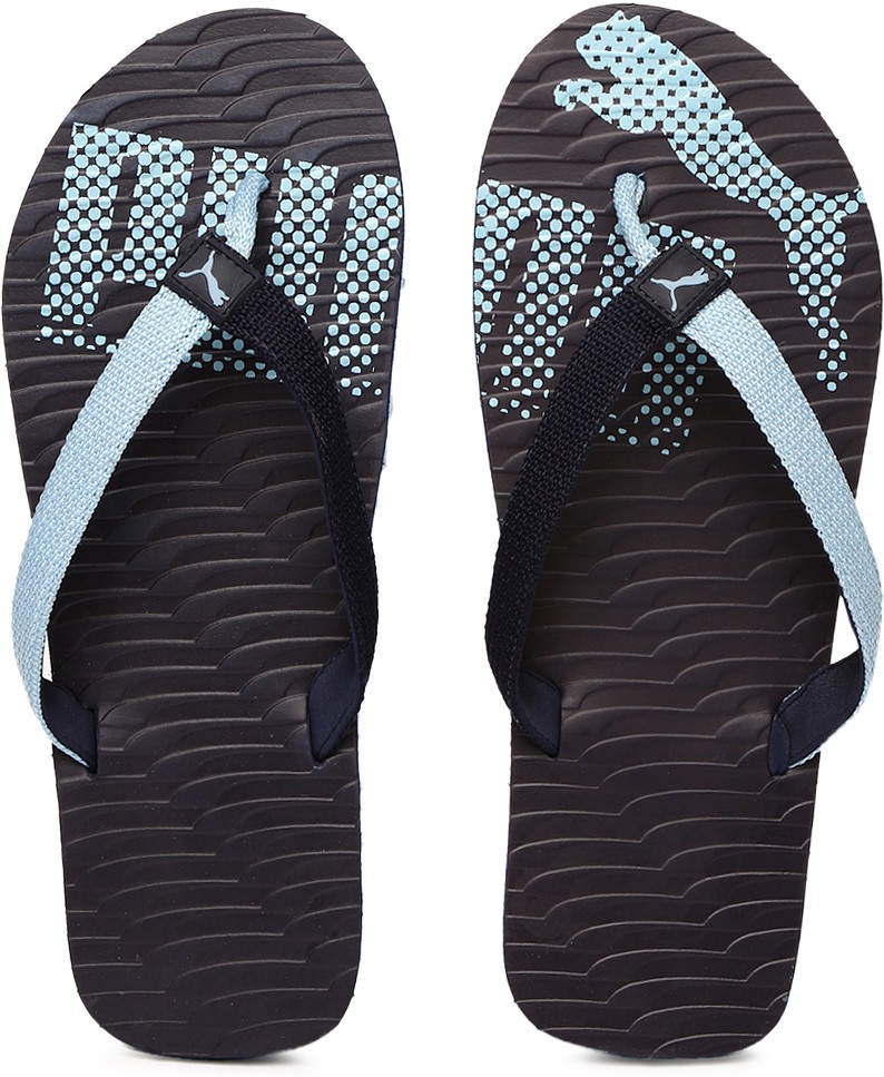 puma men's miami 5 dp mesh flip flops thong sandals