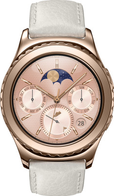 Samsung Gear S2 Classic Rose Gold Smartwatch (White Strap)