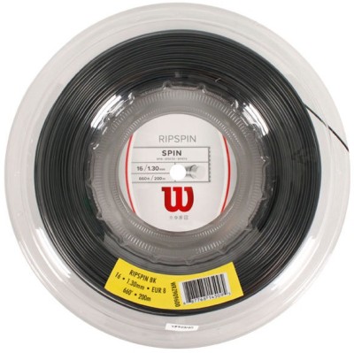 Wilson Revolve Spin 16/1.30 Tennis String Reel (Black)