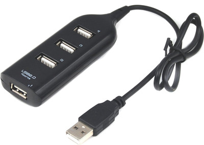 Digital Marketing 4 Port USB USB Hub (Black, White) Digital Marketing 4 Port USB USB Hub (Black, White)