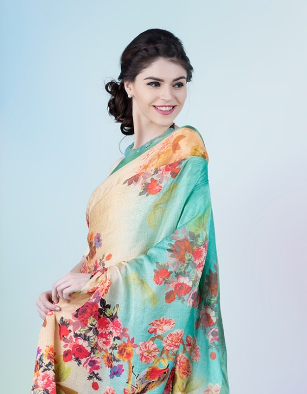 Fabric you love - Chiffon & Gorgette Sarees - clothing