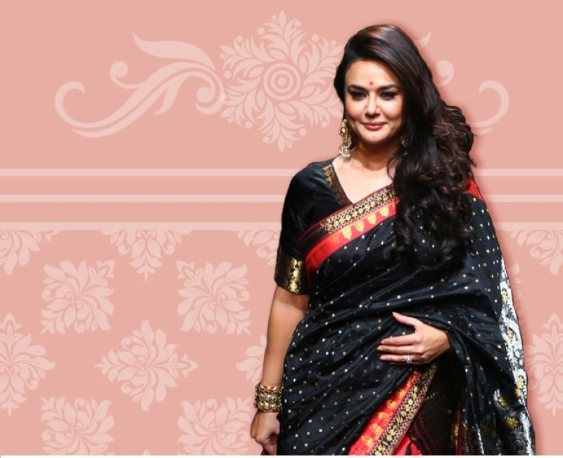 Silk Sarees - Preity Zinta - clothing