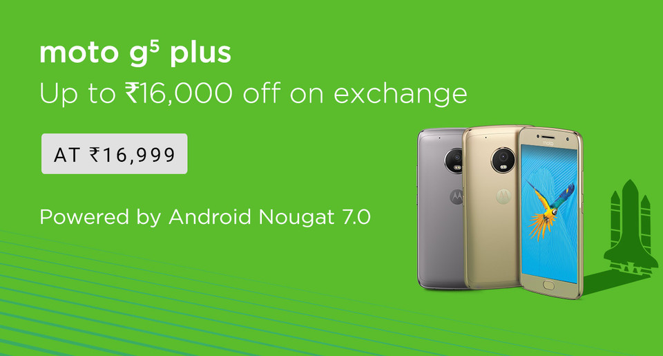 Moto G5 Plus on Flipkart